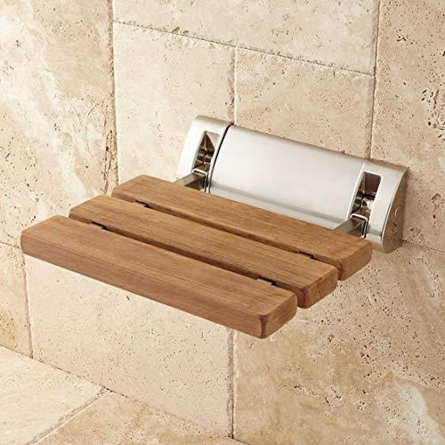 Multi-Purpose Foldable Wall Mounted Chair | Burmese Teak  