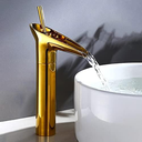 Antique Waterfall Design Joystick Basin Mixer