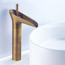 Antique Waterfall Design Joystick Basin Mixer
