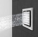 Square Wall Jet Shower with Concealed body and Adjustable Angle