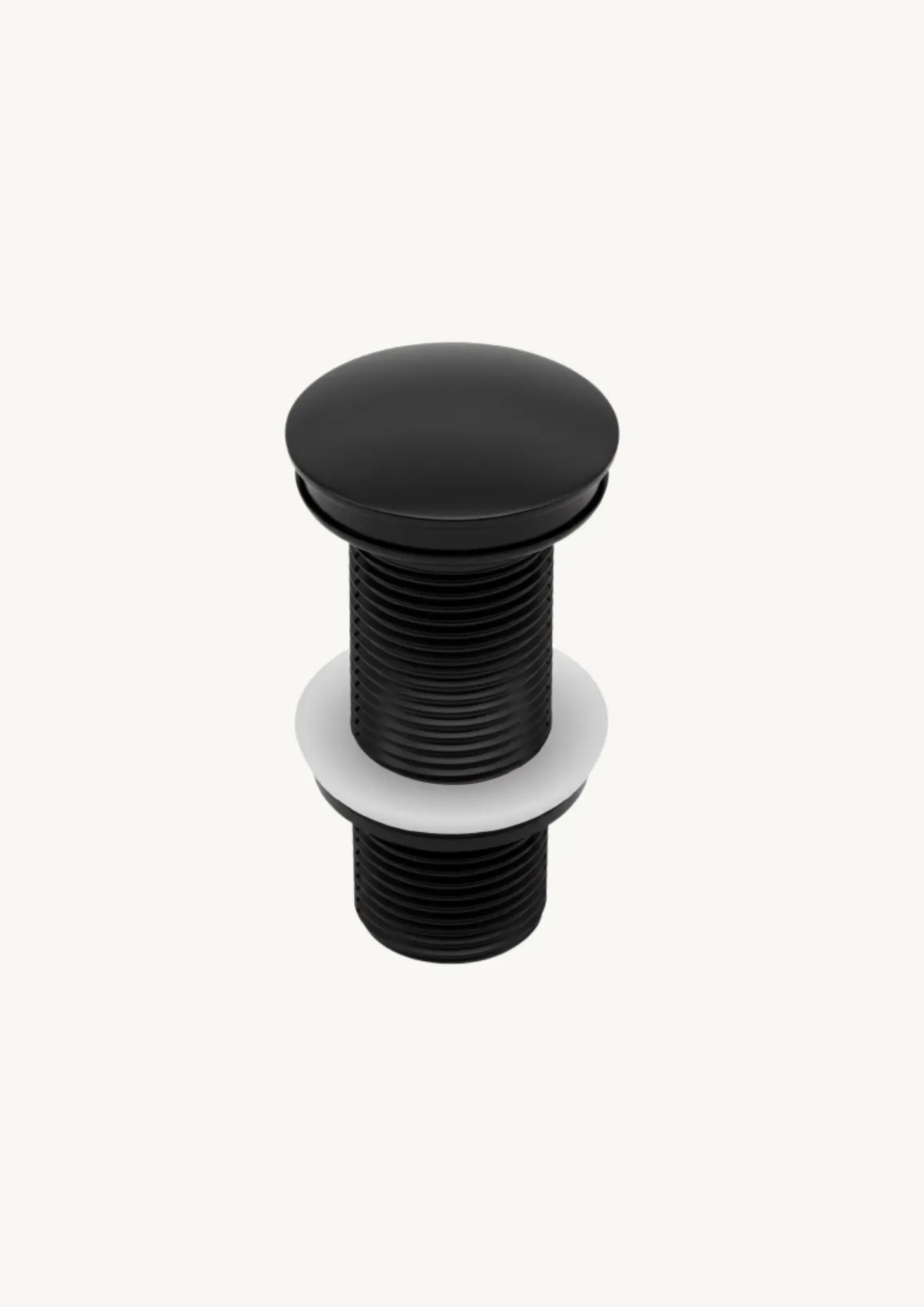 Basin Pop-Up Waste Coupling (Black, 3 inches)