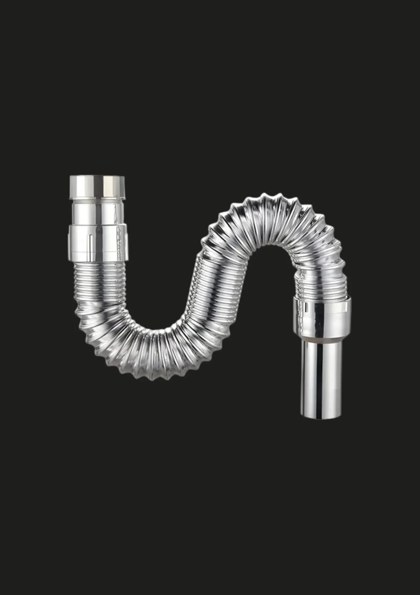 Chrome Copper Waste Pipe